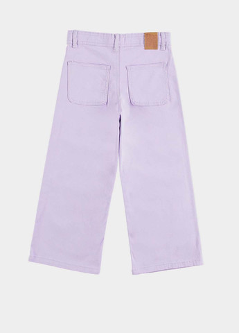 Сиреневые кэжуал летние прямые брюки Piazza Italia