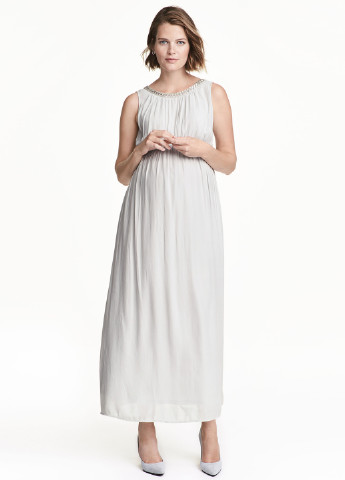 Світло-сіра кежуал сукня для вагітних H&M