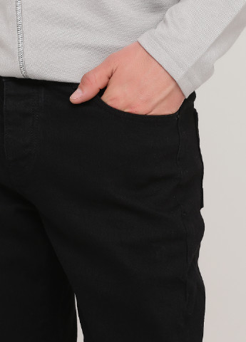 Черные демисезонные скинни джинсы Mennace