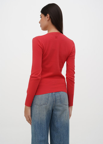 Світло-червоний демісезонний пуловер пуловер Sassofono