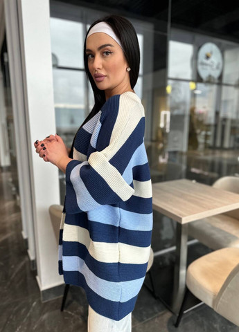 Темно-синий демисезонный кардиган No Brand