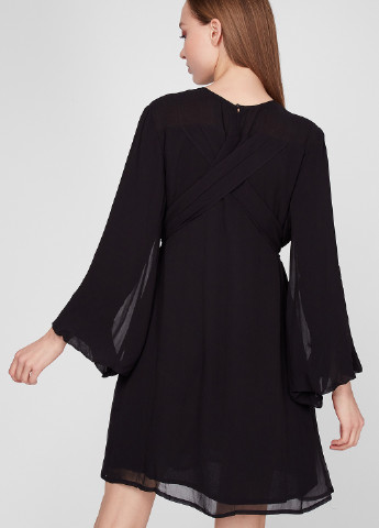 Чорна кежуал сукня кльош Replay однотонна