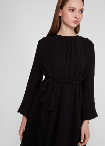 Чорна кежуал сукня кльош Replay однотонна