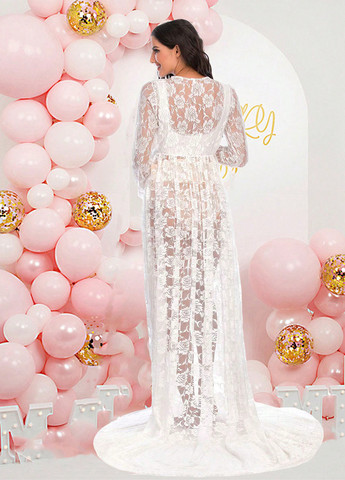 Білий кежуал сукня для вагітних в стилі армпір SHEIN однотонна