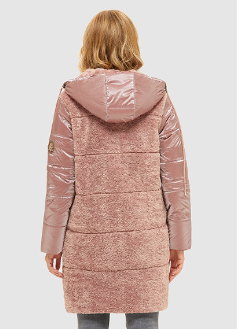 Розовая зимняя куртка MN