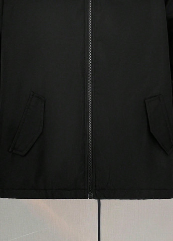 Чорна зимня куртка SHEIN