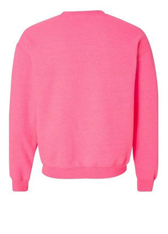 Рожевий світшот Gildan однотонний без декору (361960166)