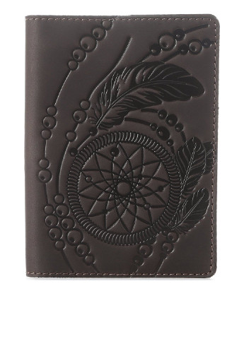 Обложка на паспорт Shvigel рисунки тёмно-коричневые кэжуалы