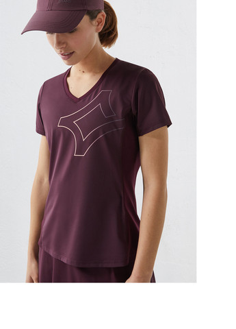 Фиолетовая всесезон футболка Dash&Stars