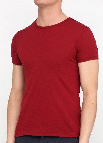 Светло-бордовая футболка с коротким рукавом LEXSUS