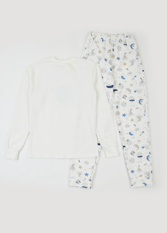 Молочна зимня піжама (світшот, штани) dexter's