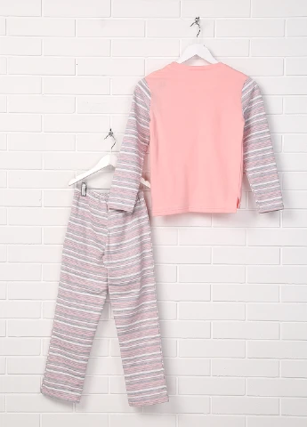 Світло-рожева всесезон піжама (лонгслів, брюки) Aniele