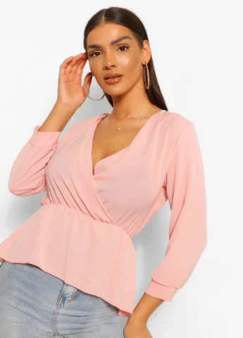 Рожева блуза Boohoo