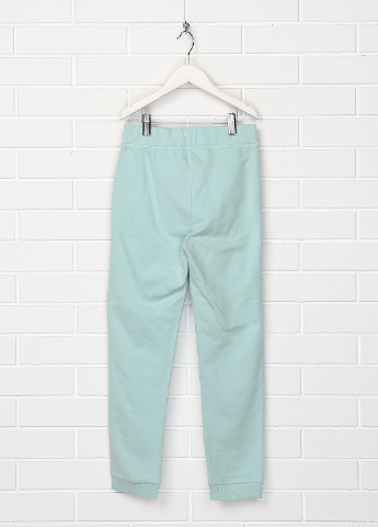 Мятные домашние демисезонные со средней талией брюки H&M