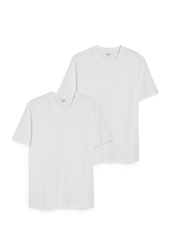 Біла футболка (2 шт.) C&A