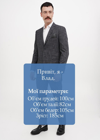 Сірий демісезонний костюм (піджак, штани) брючний Federico Cavallini