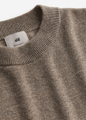 Темно-бежевий зимовий джемпер джемпер H&M