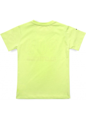 Красная демисезонная футболка детская "young clothing" (15159-134b-green) Breeze