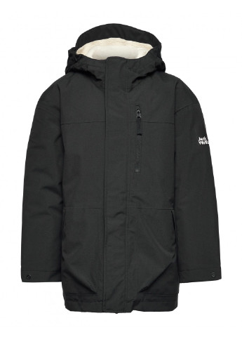 Черная демисезонная куртка Jack Wolfskin 1609521_6000