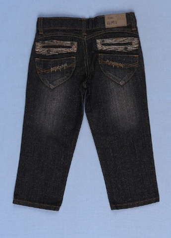 Черные демисезонные прямые джинсы Olimpia