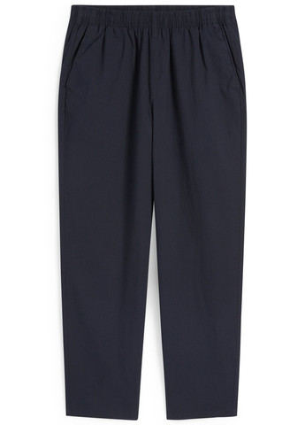 Темно-синие кэжуал демисезонные прямые брюки C&A