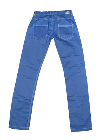 Синие кэжуал демисезонные брюки прямые Polo Club
