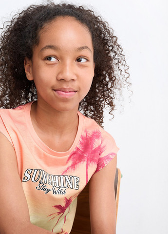 Помаранчева літня футболка C&A