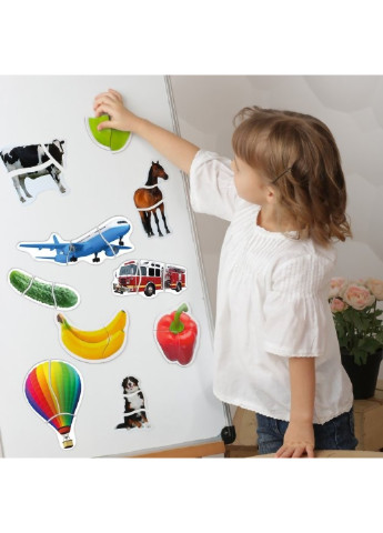 Детский набор магнитных пазлов 33,5х24х5 см MAGDUM (254051975)