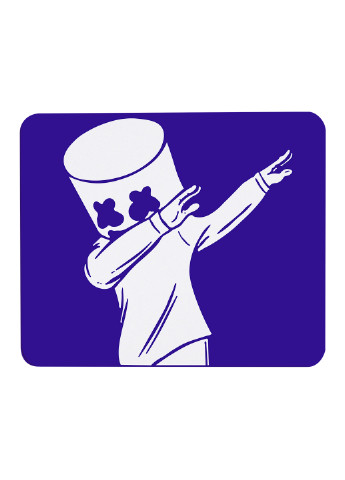 Коврик для мышки Маршмелло Фортнайт (Marshmello Fortnite) (25108-1330) 29х21 см MobiPrint (224437209)