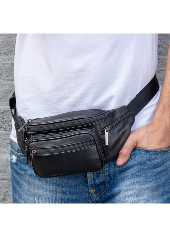 Сумка на пояс з овечої шкіри 16х12х6 см Vintage (252417129)