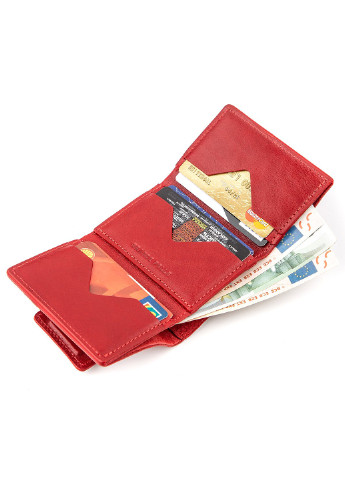 Жіночий шкіряний гаманець 7х10х1,5 см Grande Pelle (252132151)