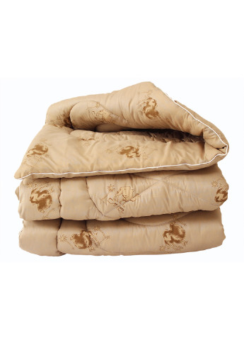 Комплект одеяло лебяжий пух Camel 1.5-сп. + 2 подушки 70х70 см Tag (254805638)