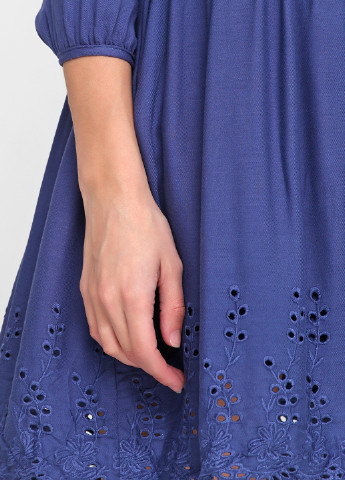 Синее кэжуал платье Alya