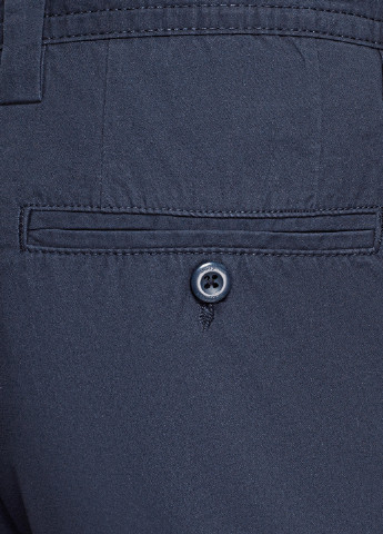 Темно-синие кэжуал демисезонные чиносы брюки Oodji