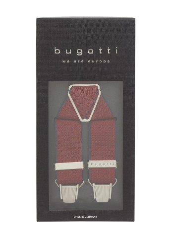Чоловічі підтяжки Червоні Bugatti (253724124)