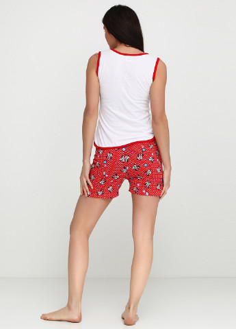 Червоний демісезонний комплект (майка, шорти) Rinda Pijama