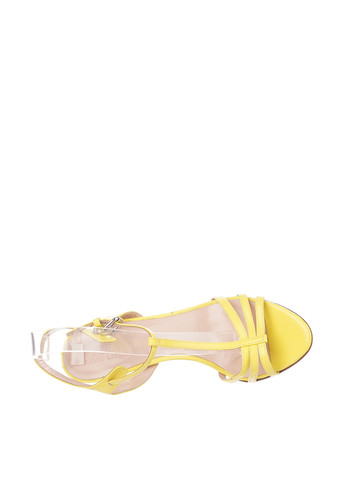 Желтые босоножки Ralph Lauren с ремешком