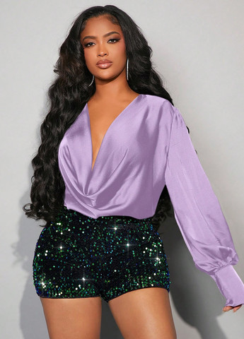 Лілова блуза SHEIN