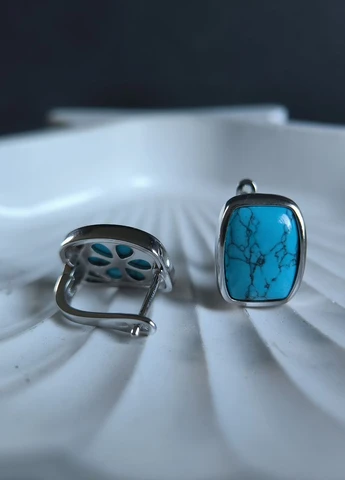 Серьги Silver Flame (350941326)