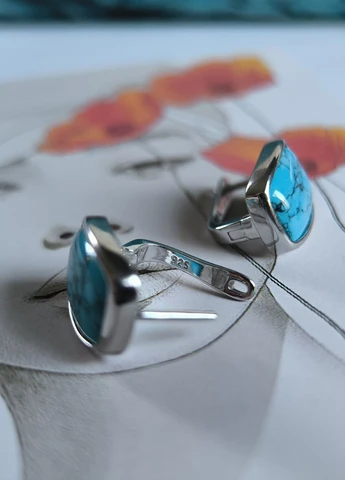 Серьги Silver Flame (350941326)
