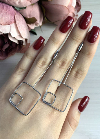 Серьги Silver Flame (164342592)