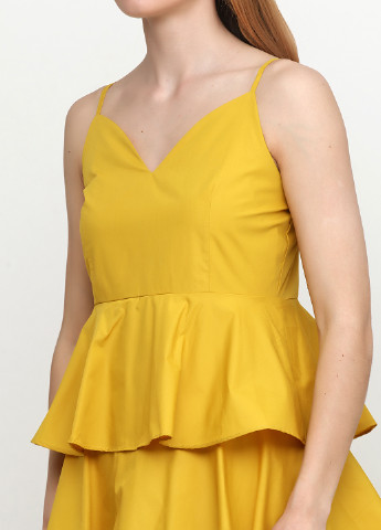 Жовтий кежуал сукня Timiami однотонна