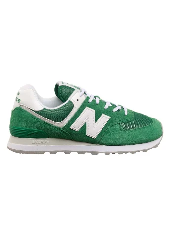 Зеленые демисезонные кроссовки New Balance