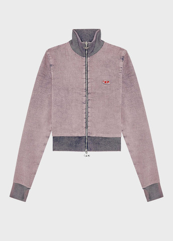 Розово-лиловая демисезонная куртка Diesel