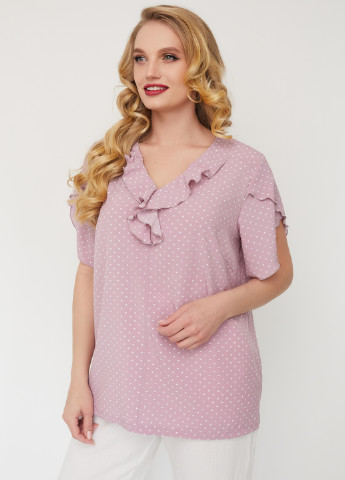 Розовая летняя блуза Miledi