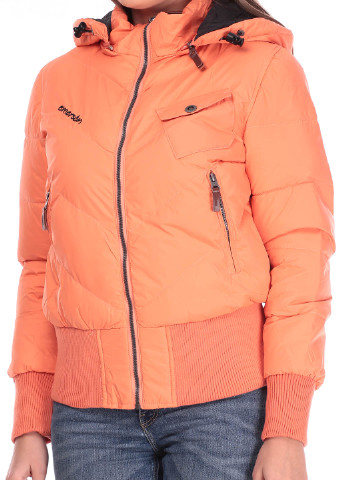 Оранжевая зимняя куртка Emerson