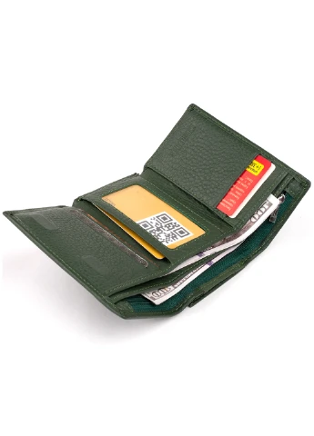 Жіночий шкіряний гаманець 12х7,5х2,5 см st leather (252133258)
