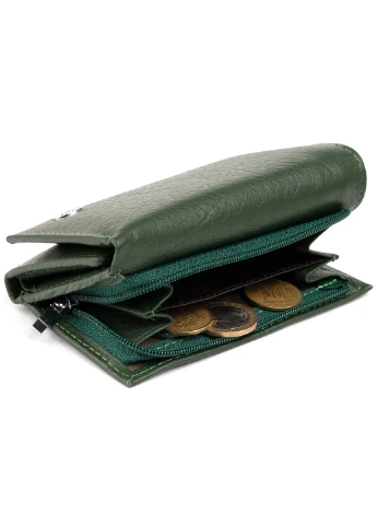 Жіночий шкіряний гаманець 12х7,5х2,5 см st leather (252133258)