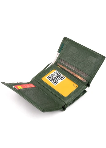 Жіночий шкіряний гаманець 12х7,5х2,5 см st leather (252133258)