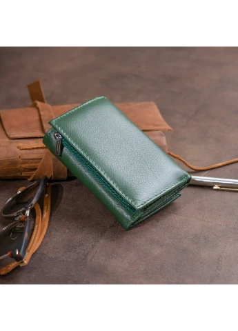 Жіночий шкіряний гаманець 12х7,5х2,5 см st leather (252133258)